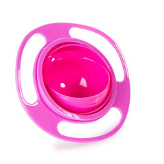 Rotating Spill-proof Dish Bowl for Kids