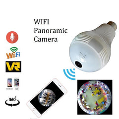 Wireless Panoramic LED Light Bulb Camera