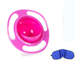 Rotating Spill-proof Dish Bowl for Kids