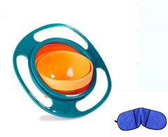 Rotating Spill-proof Dish Bowl for Kids