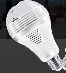 Wireless Panoramic LED Light Bulb Camera