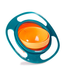 Rotating Spill-proof Dish Bowl for Kids