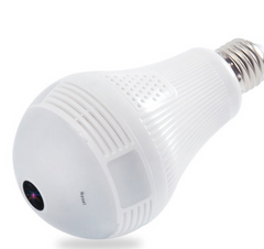 Wireless Panoramic LED Light Bulb Camera