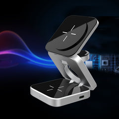 3 in 1 Magnetic Foldable Wireless Charging Station