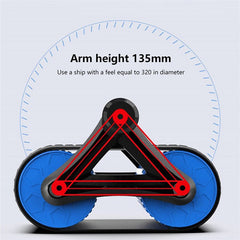 Automatic Rebound Abs Trainer with Double Wheel