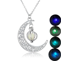 Natural Glowing Healing Stone Necklace for Men & Women