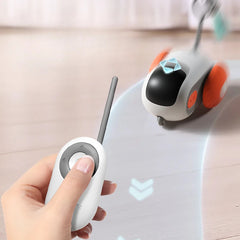 Interactive Smart Pet Car Toy with Remote Control