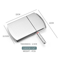 Stainless Steel Cheese-Butter-Vegetables Cutter With Scale