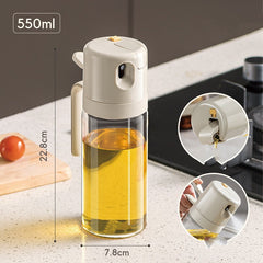 2 in 1 Oil Sprayer/Dispenser Bottle